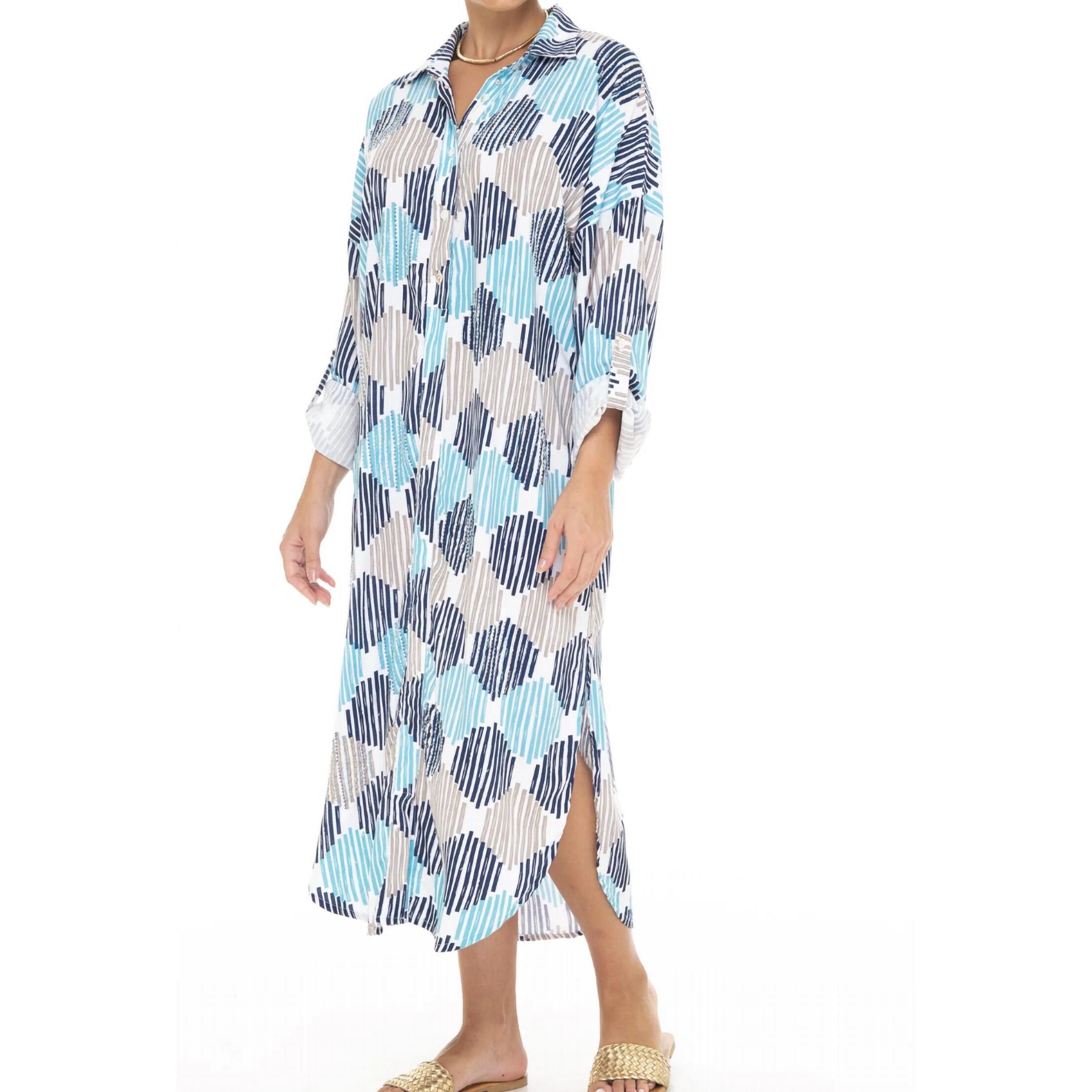 New Skemo Women's Shirt Dress In Mosaic